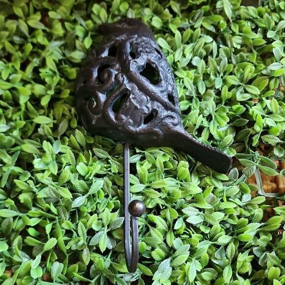 Wrought Iron Bird Hook Hanger - Picture 2 of 8
